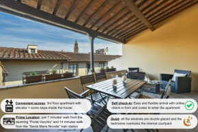 Buonarroti big apartment with terrace in Oltrarno